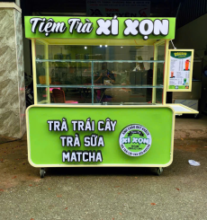 Quầy Trà Sữa Mẫu 02