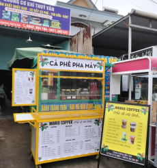 Xe Đẩy Cà Phê Mẫu 03
