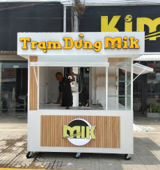 Xe Đẩy Trà Sữa Mẫu 07