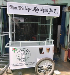 Xe Đẩy Trà Sữa Mẫu 06