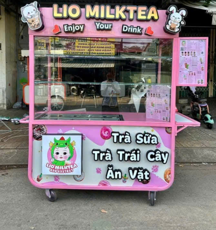 Quầy Trà Sữa Mẫu 01
