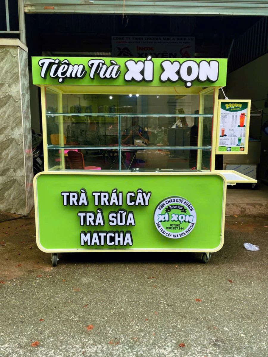 Xe bán trà sữa Cần Thơ