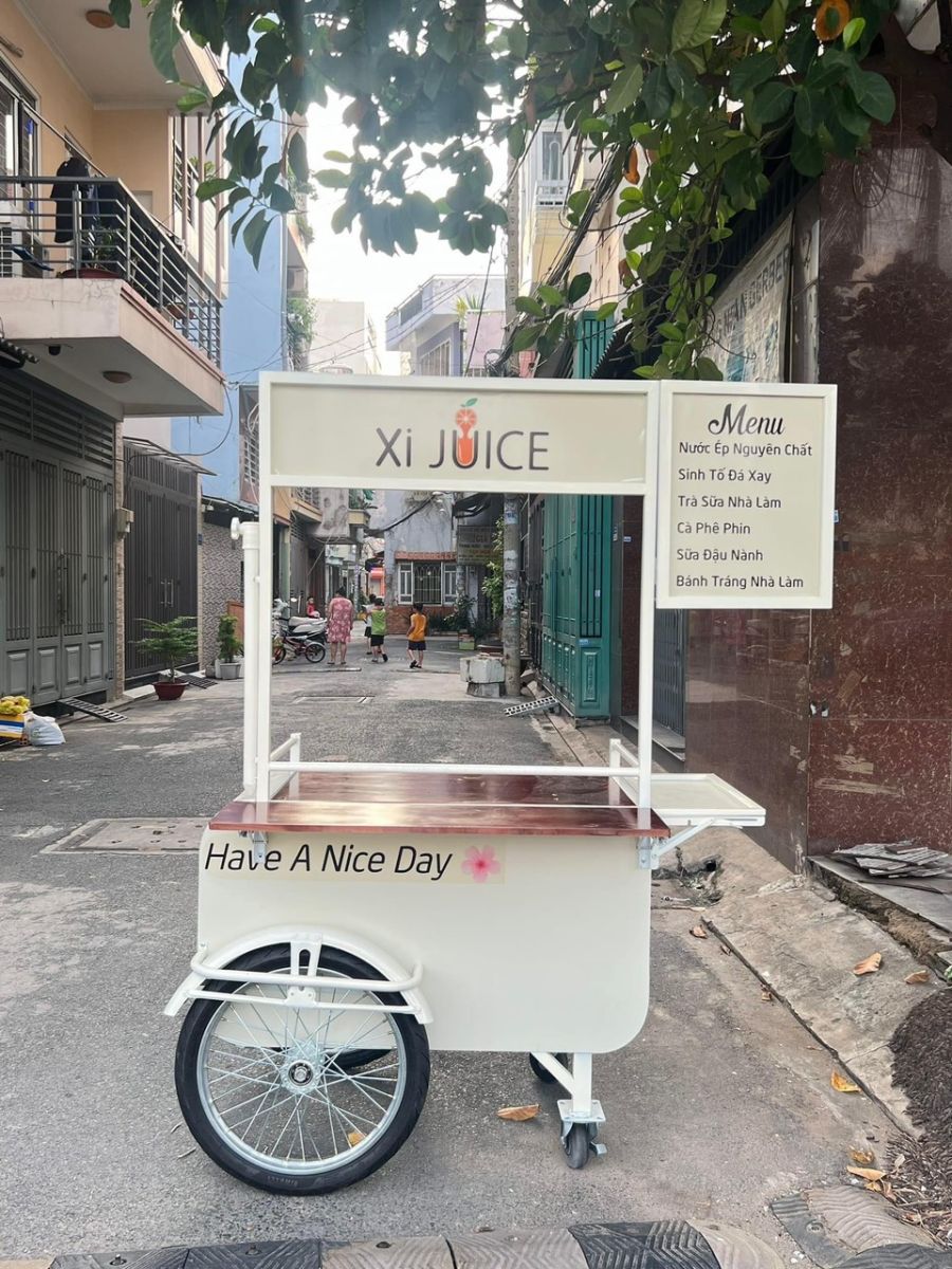 Xe bán trà sữa Cần Thơ